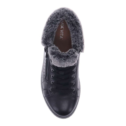 Bubbles Zip Bootie - Black