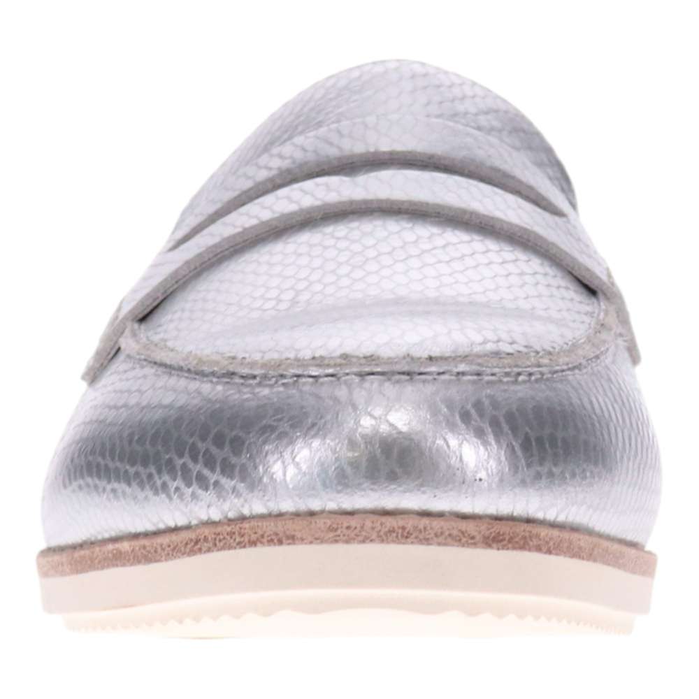 Remi Casual Slip-On - Silver Snake