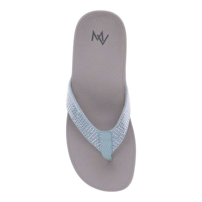 Allora Toe Post Sandal - Jade Rhinestone