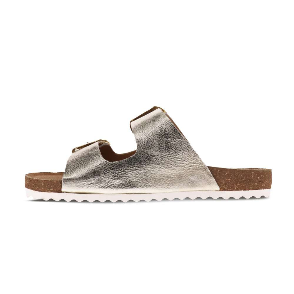 Bardo Slide Sandal - Soft Gold