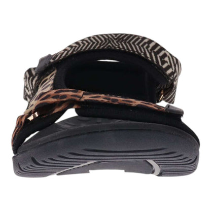 Discovery Back Strap Sandal - Animal Multi