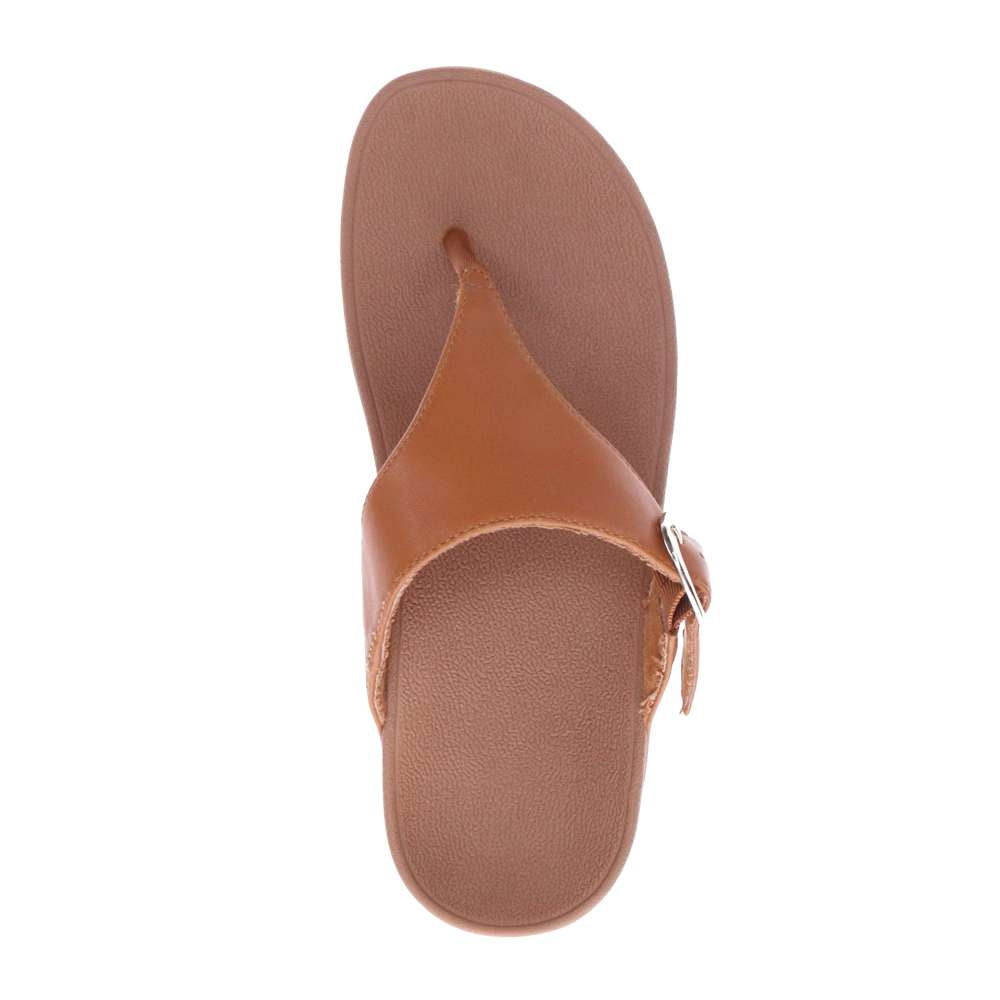 Faith Toe Post Sandal - Tan