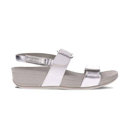 Florini Platform Sandal - White/Silver
