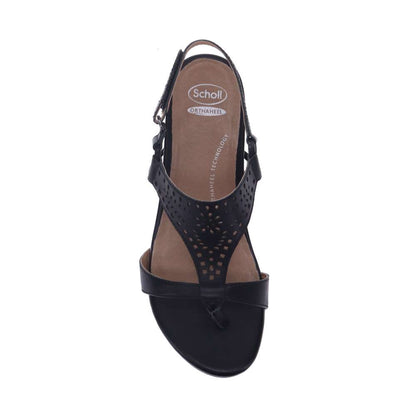 Maggie Flat Sandal - Black