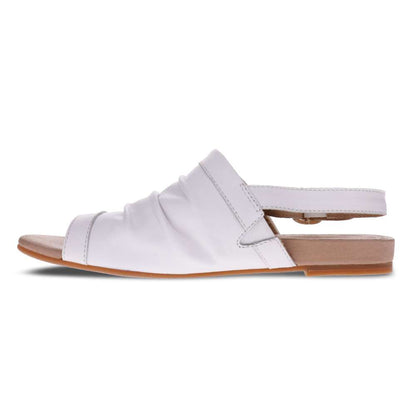 Mandy Flat Sandal - White