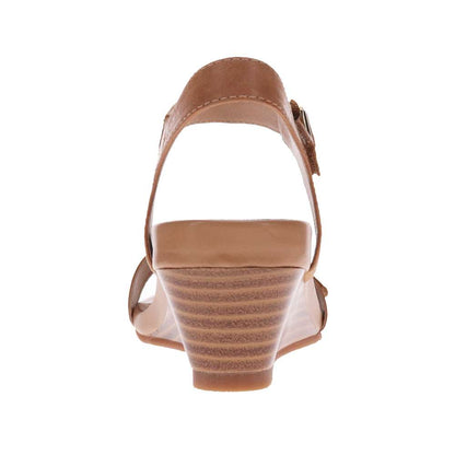 Nadia Wedge Sandal - Pebble