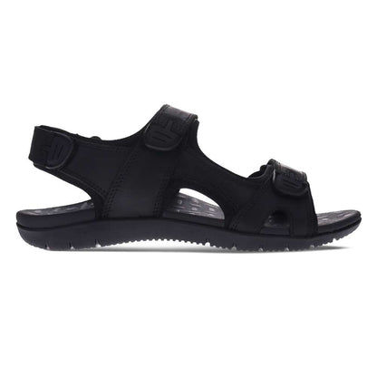 Power Back Strap Sandal - Black