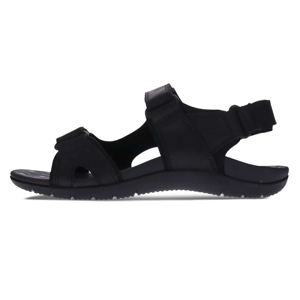 Power Back Strap Sandal - Black