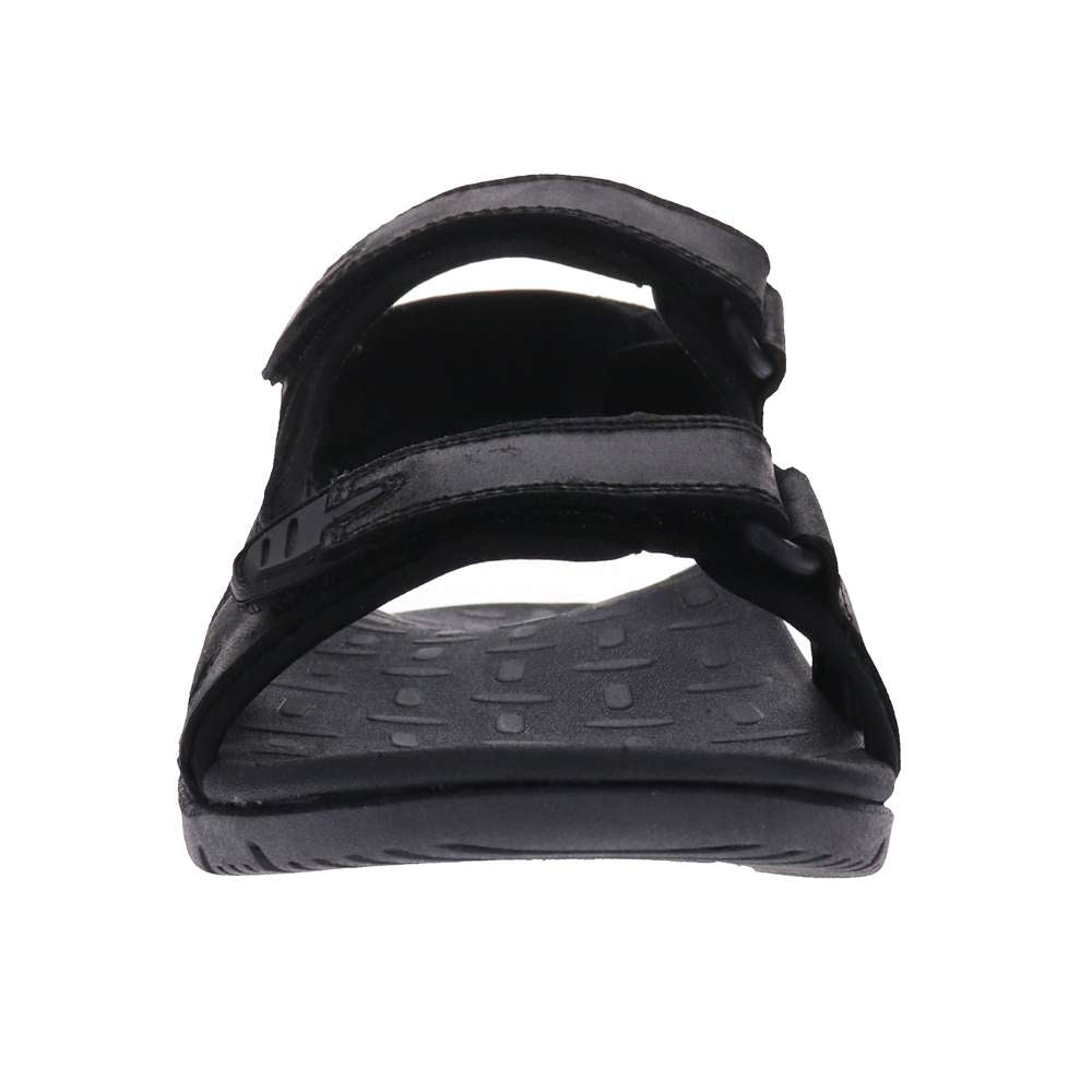 Power Back Strap Sandal - Black