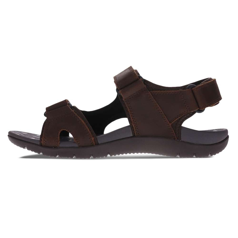 Power Back Strap Sandal - Brown
