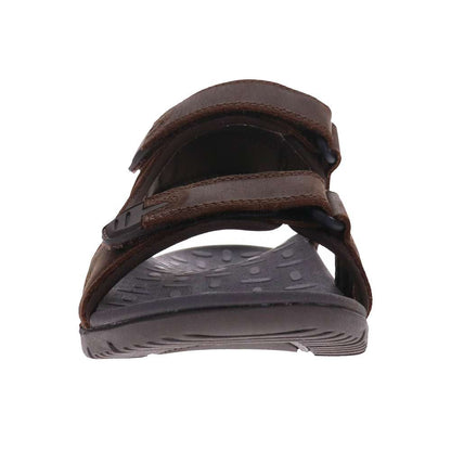 Power Back Strap Sandal - Brown