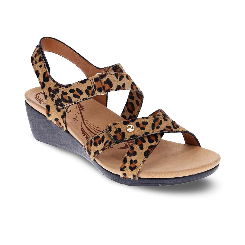 Casablanca Wedge - Leopard