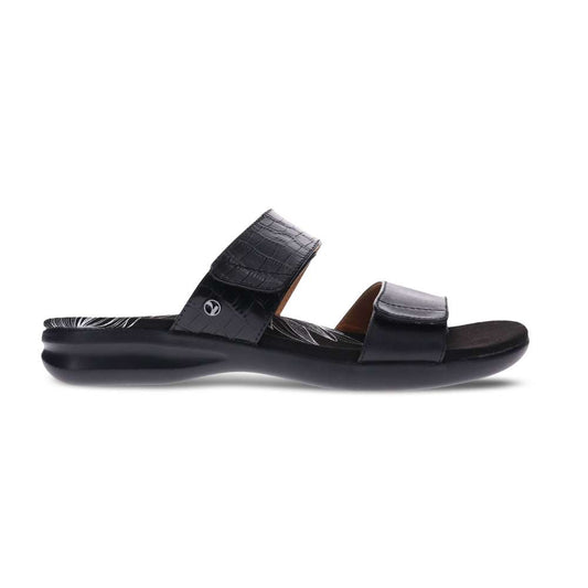 Seaside Slide Sandal - Black French/Croc
