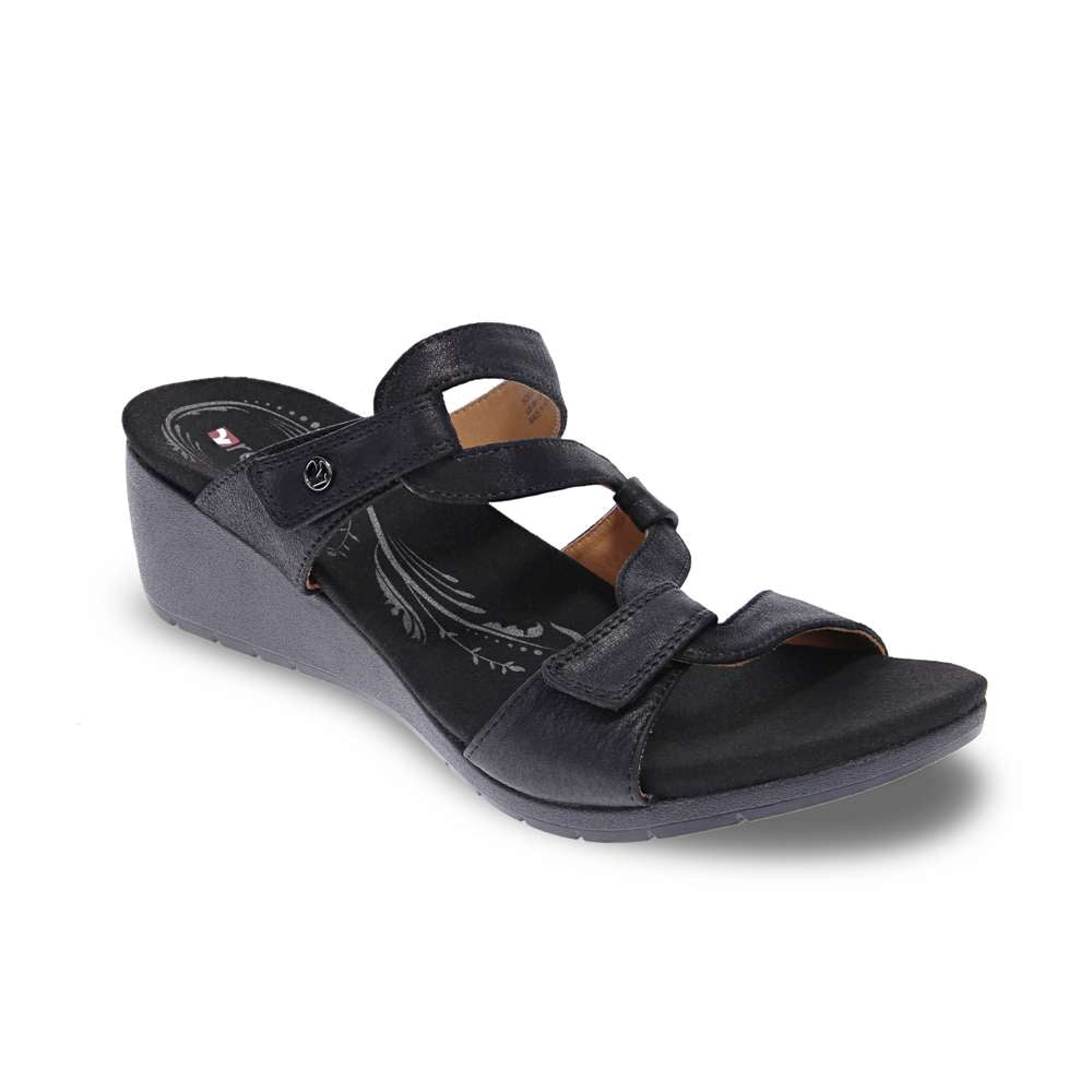 Sofia Wedge - Onyx