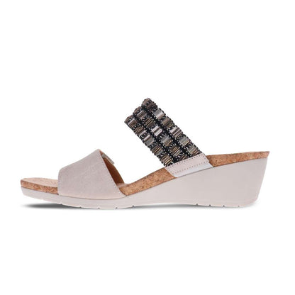 Sorrento Wedge - Pebble