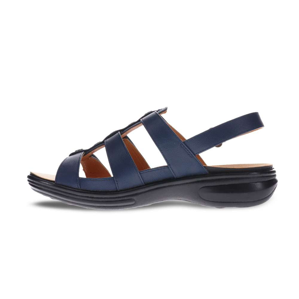 Toledo Back Strap Sandal - Blue French