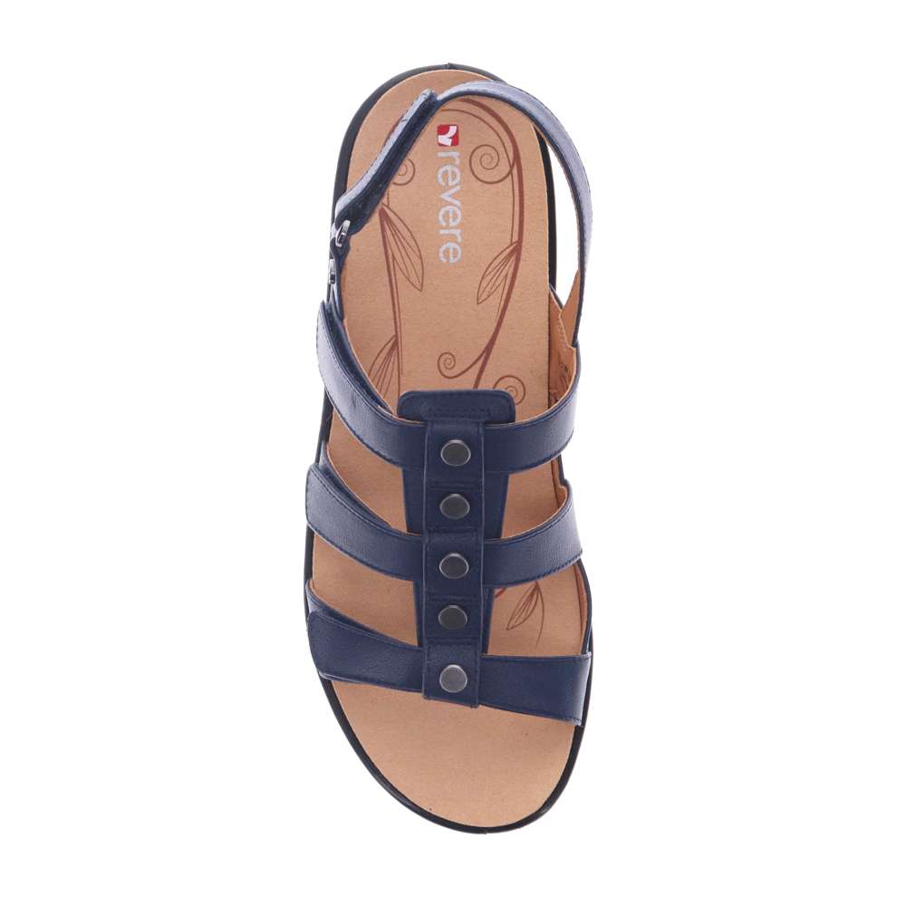 Toledo Back Strap Sandal - Blue French