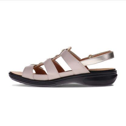 Toledo Back Strap Sandal - Mixed Metallic