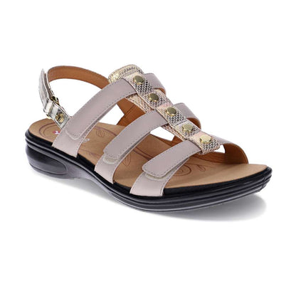Toledo Back Strap Sandal - Mixed Metallic