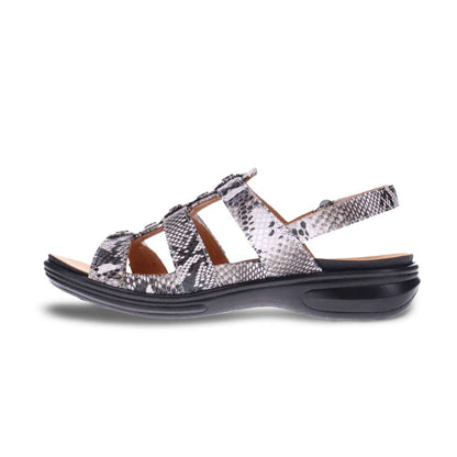 Toledo Back Strap Sandal - Natural Snake