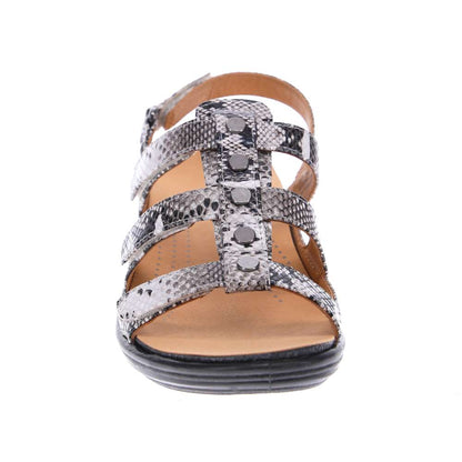 Toledo Back Strap Sandal - Natural Snake