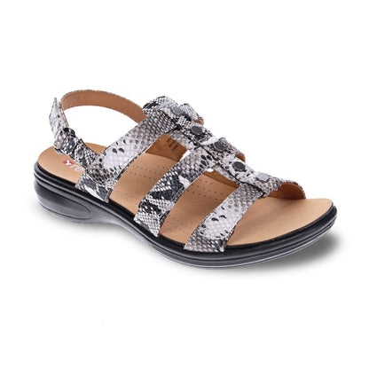 Toledo Back Strap Sandal - Natural Snake