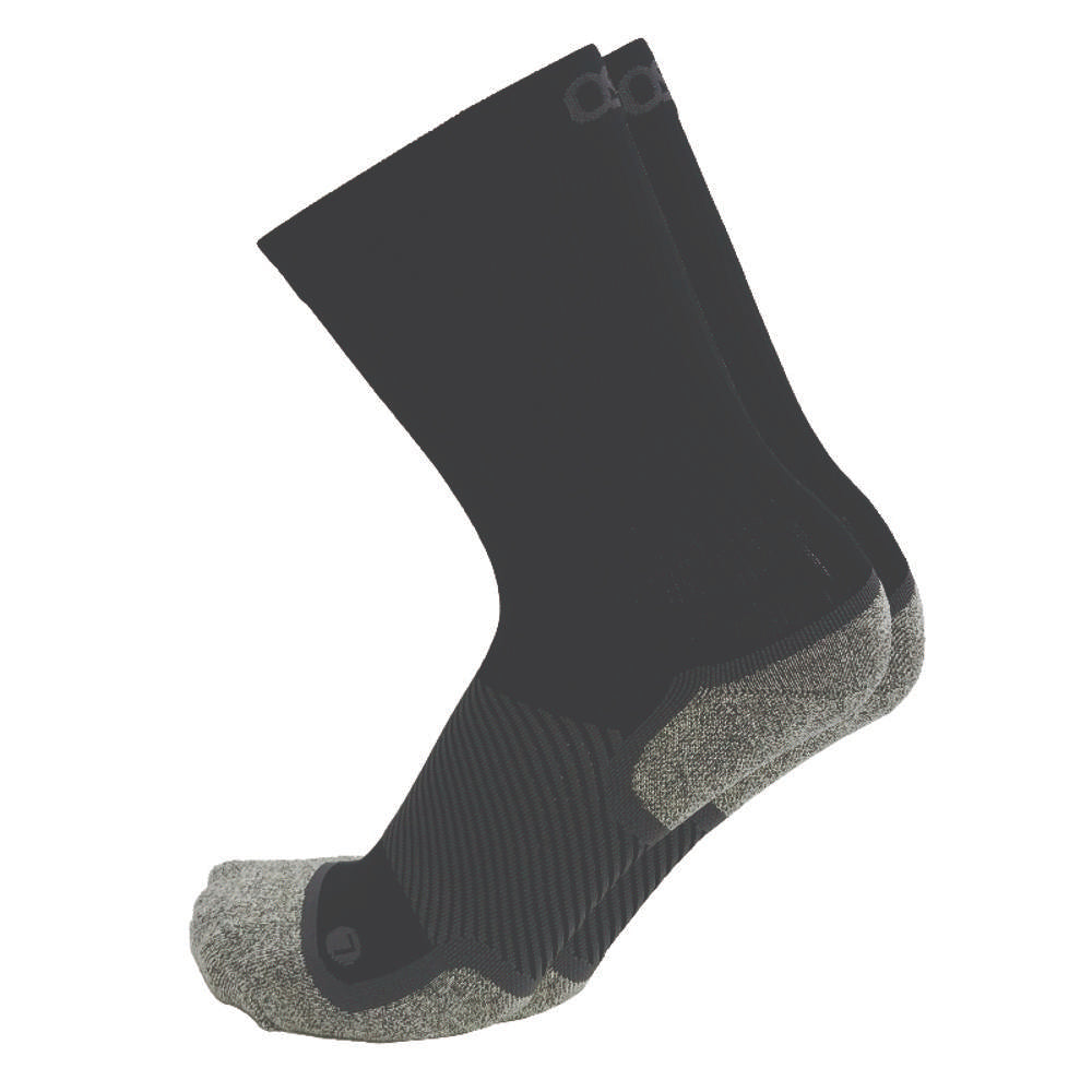 Wide Crew Wellness Performance Sock (WP4+) - Black