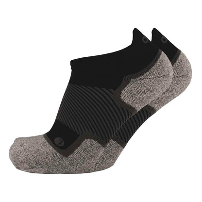 Wide No Show Wellness Performance Sock (WP4+) - Black
