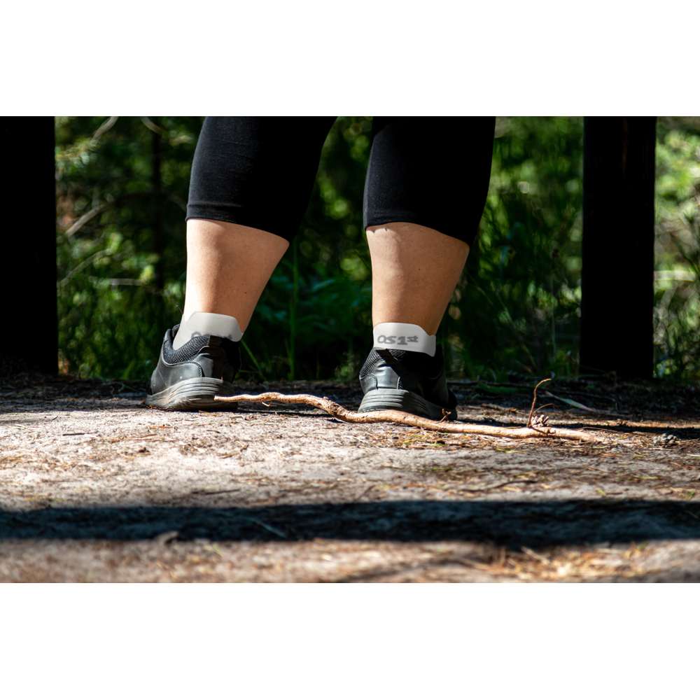 Wide No Show Wellness Performance Sock (WP4+) - White