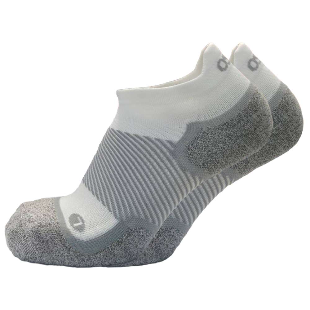 Wide No Show Wellness Performance Sock (WP4+) - White