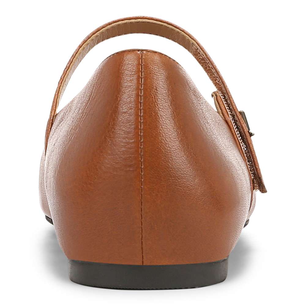 Alameda Mary-Jane Flat - Tan
