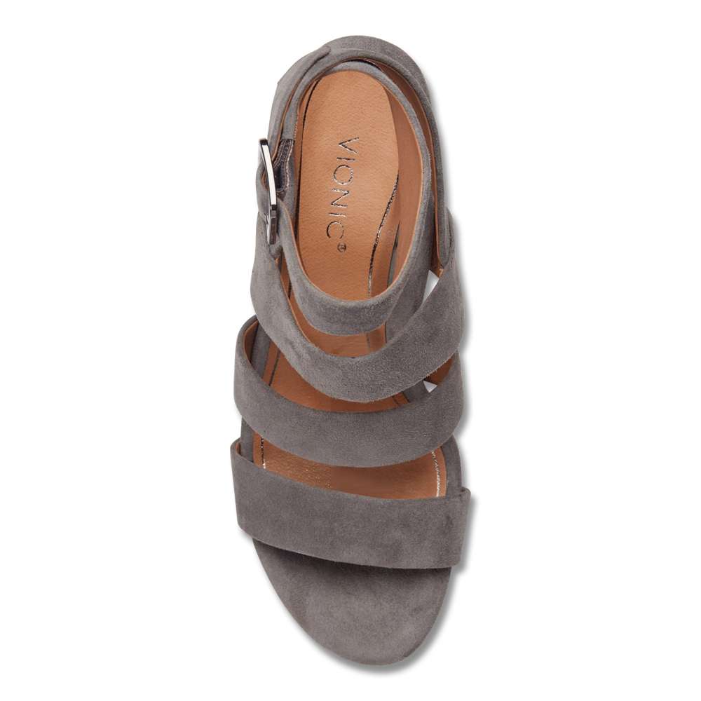 Blaire Heeled Sandal - Charcoal