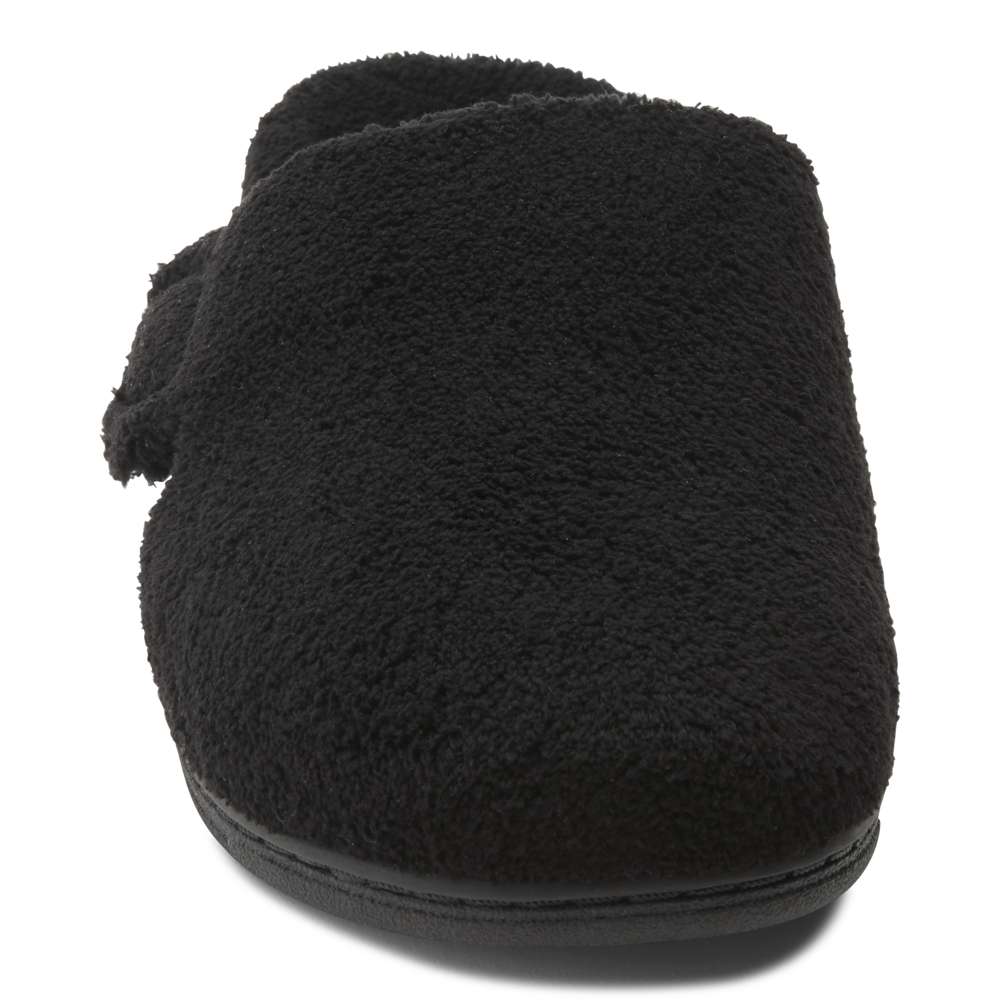 Gemma Mule Slipper - Black
