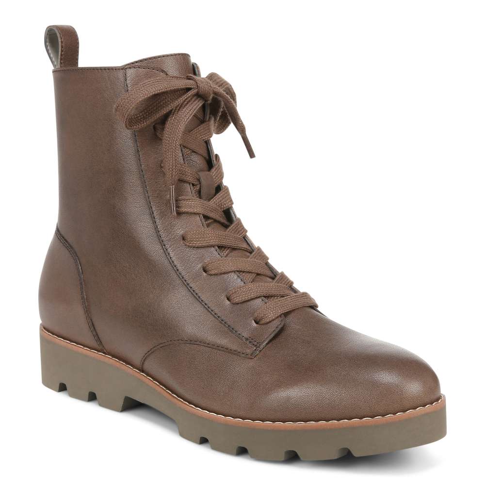Lani Lace-Up Boot - Greige