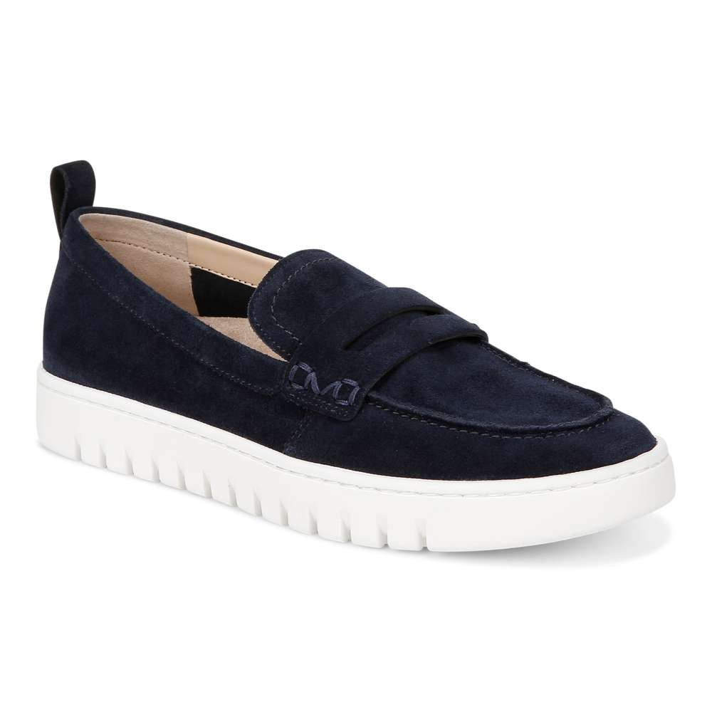 Uptown Loafer - Navy/White
