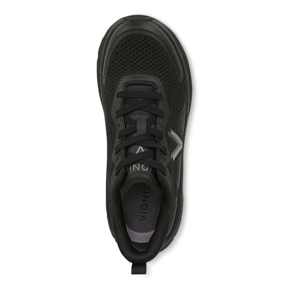Walk Max Lace-Up Sneaker - Black