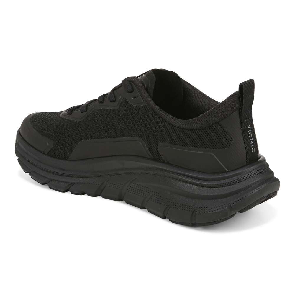 Walk Max Lace-Up Sneaker - Black