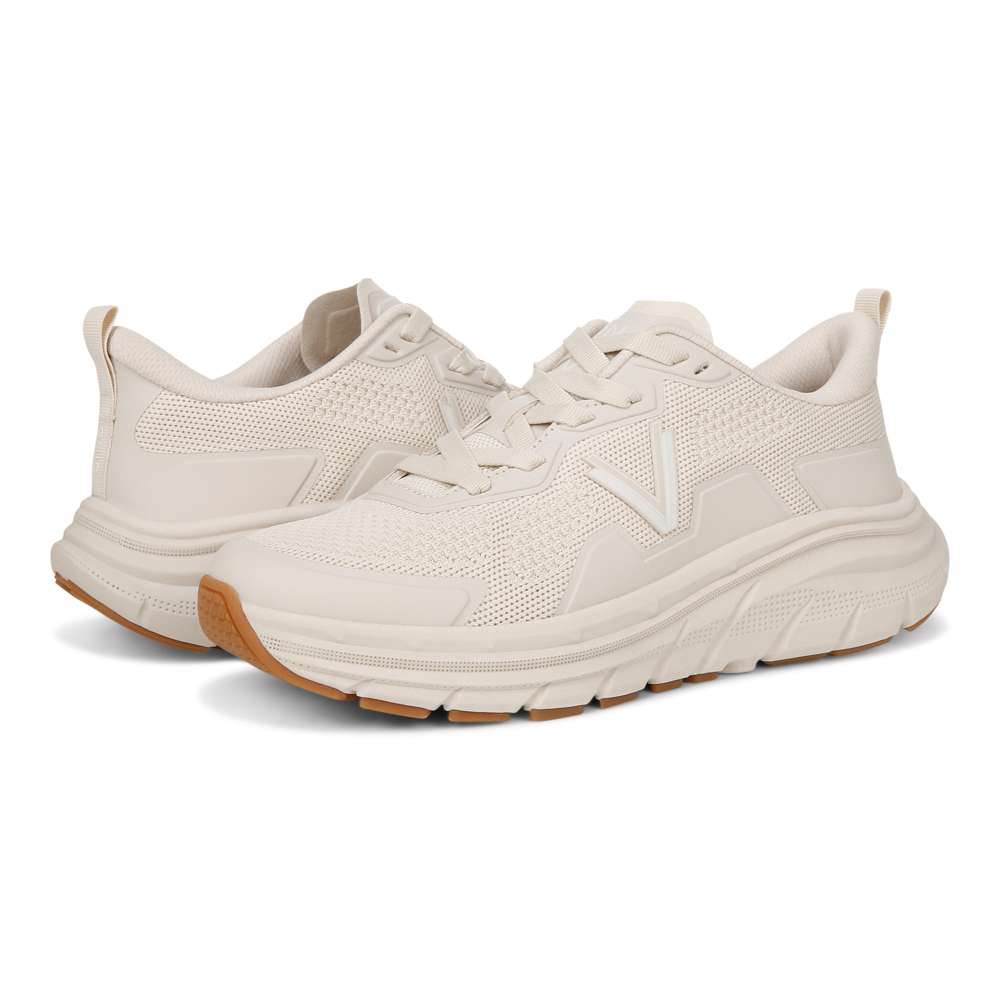 Walk Max Lace-Up Sneaker - Cream