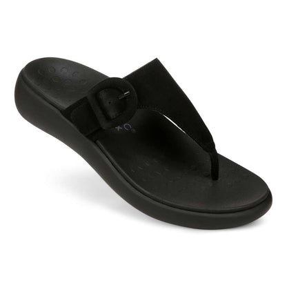 Activate Recovery Sandal - Black Suede