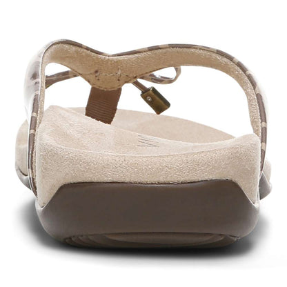 Bella Toe Post Sandal - Giraffe Brownie