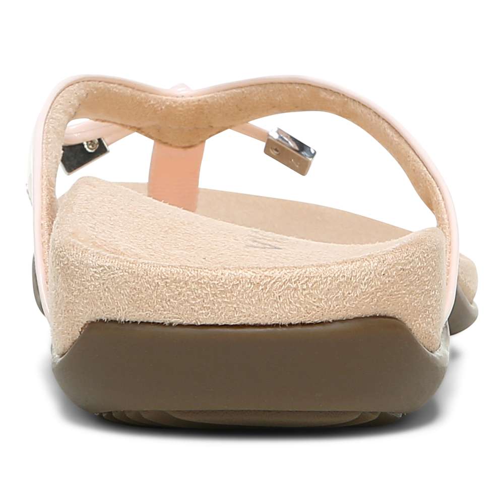 Bella Toe Post Sandal - Pale Blush