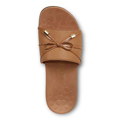 Bella Slide Sandal - Camel