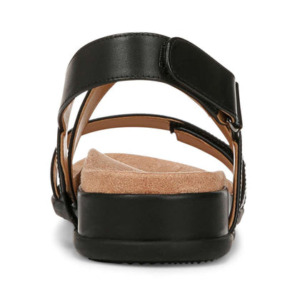 Cypress Back Strap Sandal - Black Leather