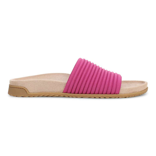 Evie Knit Slide Sandal - Rose Violet