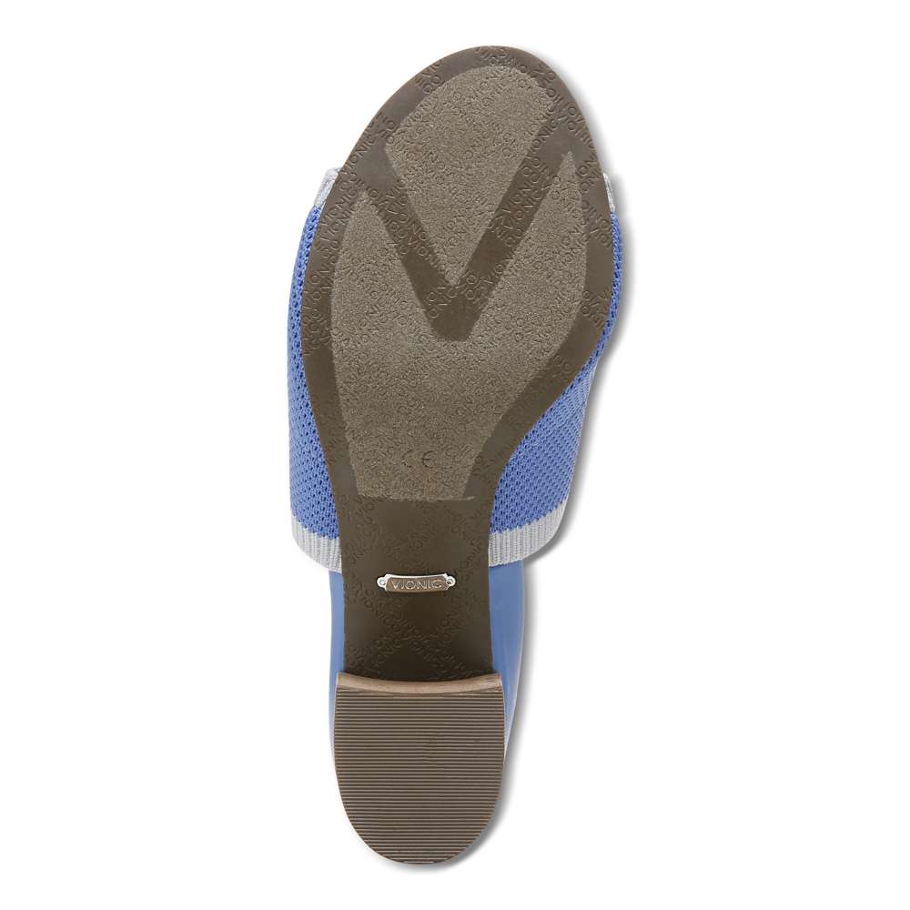 Fleur Heeled Sandal - Azure