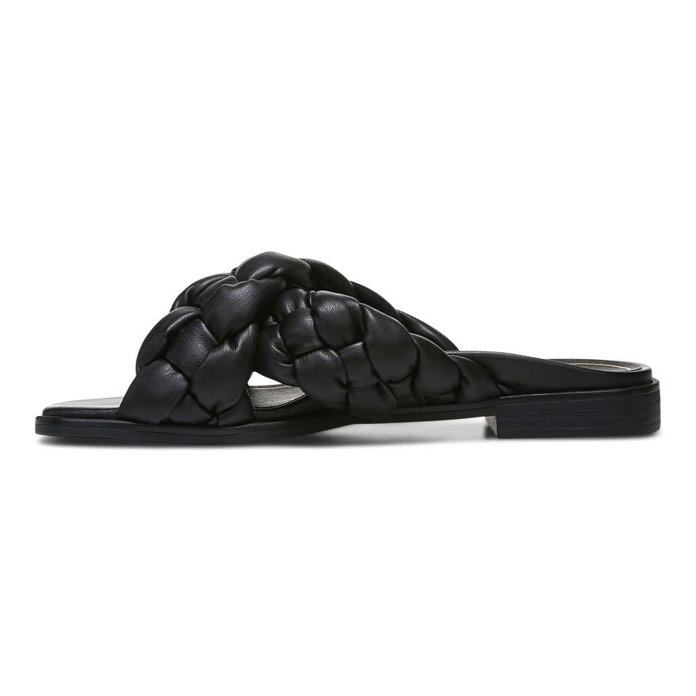 Kalina Slide - Black Nappa