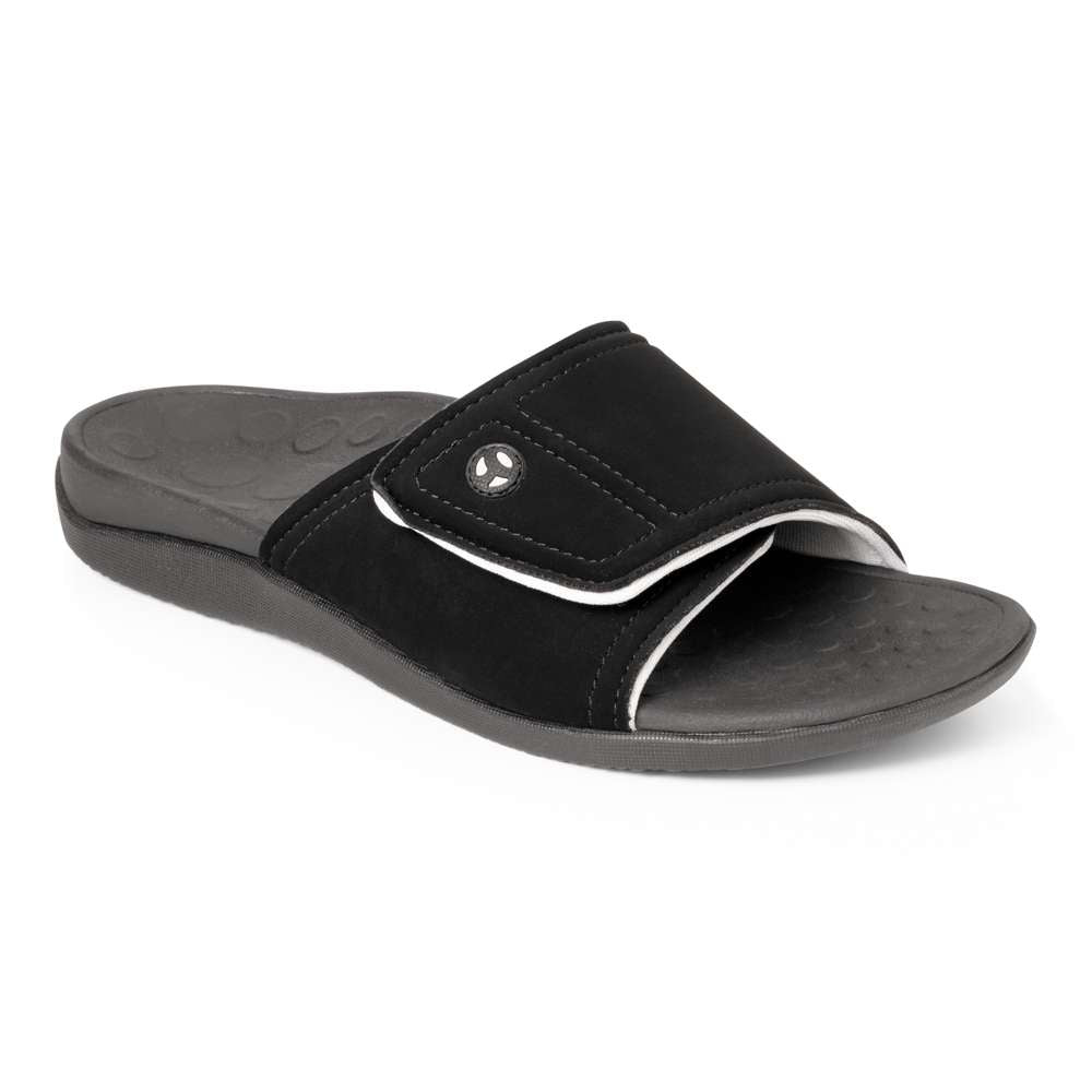 Kiwi Slide Sandal - Black