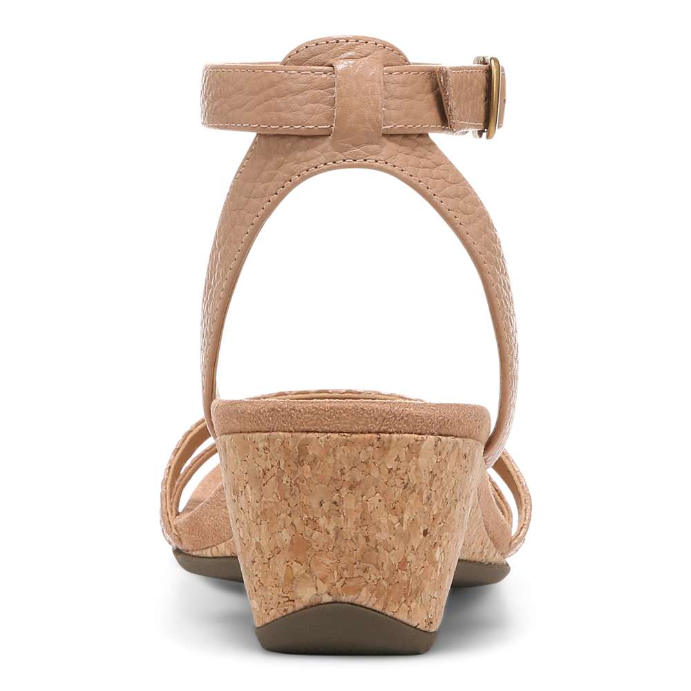 Orlanda Wedge Sandal - Macaroon Pearl Snake