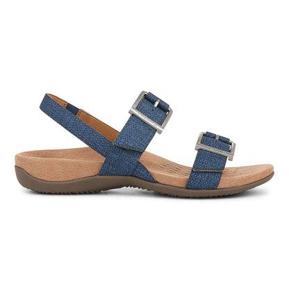Reese Back Strap Sandal - Denim