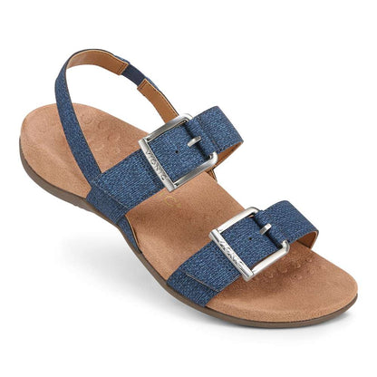 Reese Back Strap Sandal - Denim